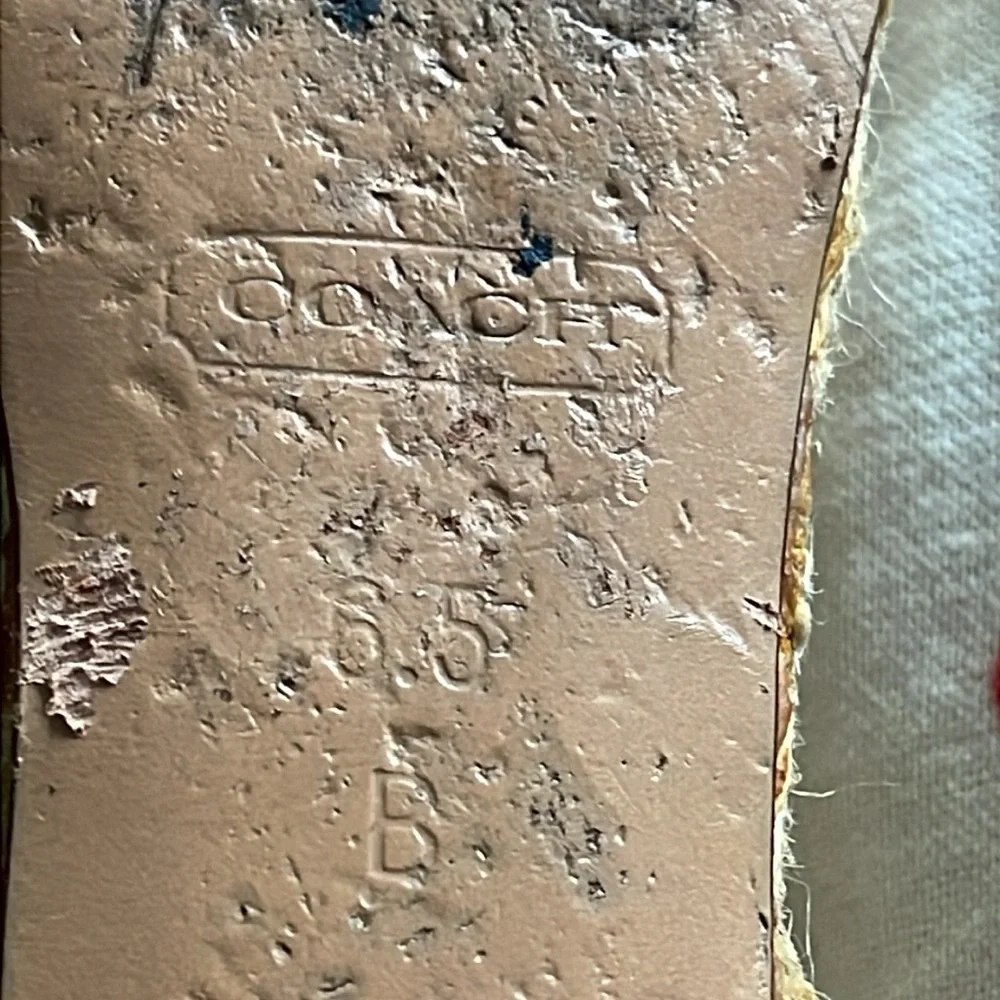 Coach silver platform